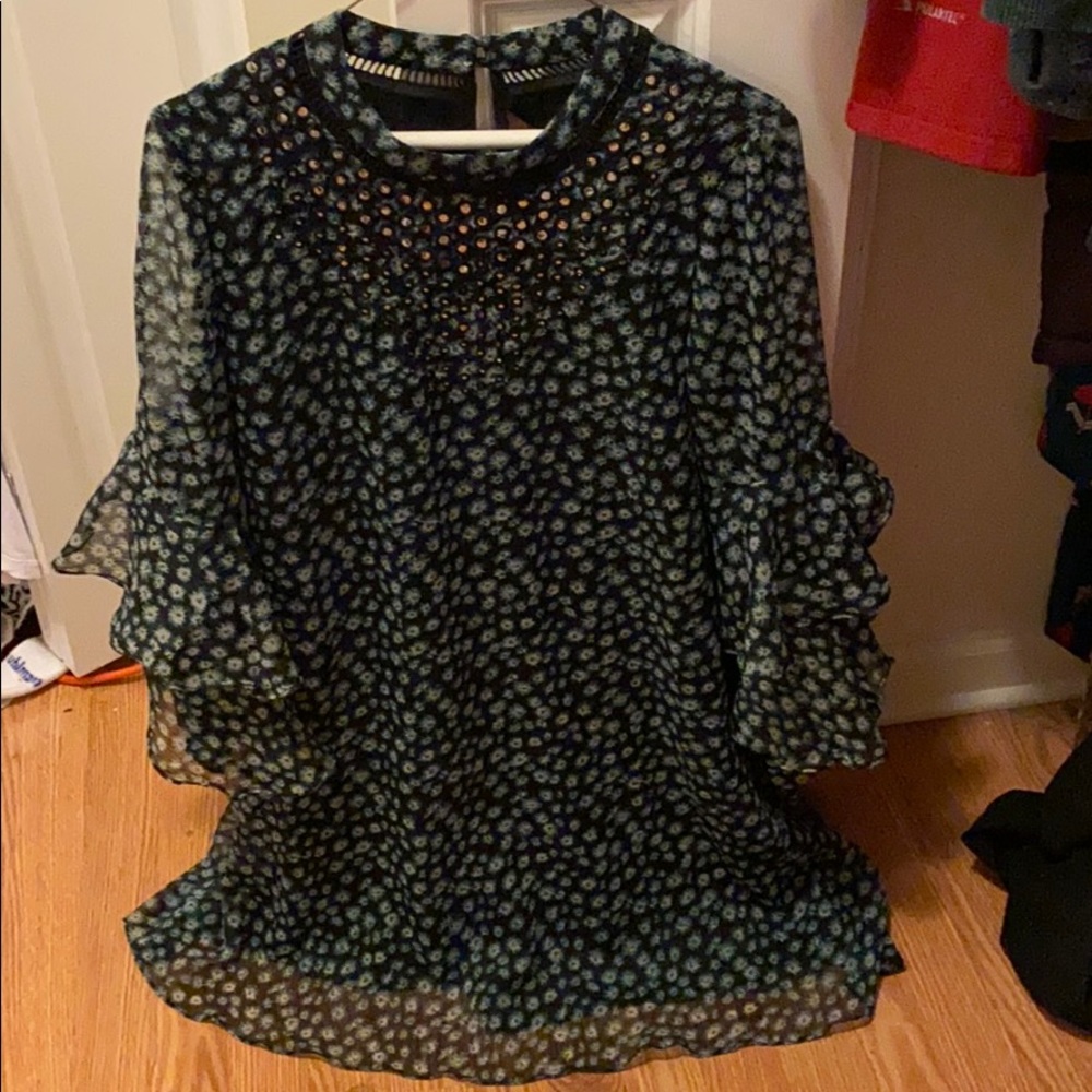 Anthropologie Fluttered Tunic Dress